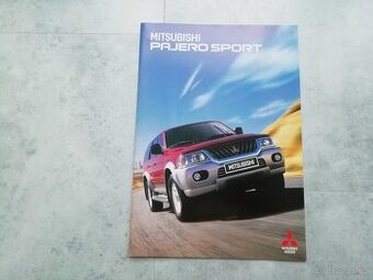 Mitsubishi Pajero Sport 2000 CZ katalog - doprava v ceně