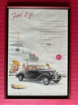 2 x Reklamní plakáty Ford