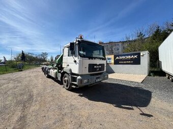 MAN TGA, F2001,RUKA ATLAS 140+KONTEJNER