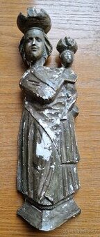 Sádová kopie zalánské madony, lidové sošky Panny Marie Svato