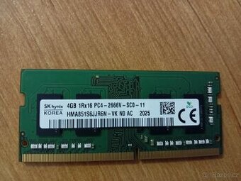 SODIM 4GB DDR4 - 1