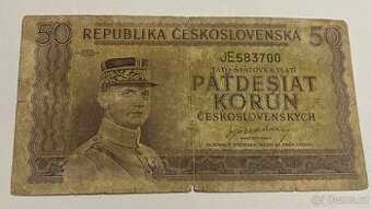 Bankovky 50 korun bez data (1945) - 1