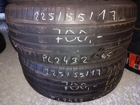225/55/17 letní 4 kusy