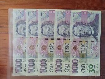 Výroční bankovka 1000 Kč