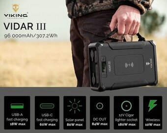 Prodam Viking VIDAR III Outdoorovou powerbanku v zaruce - 1