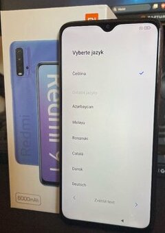 Mobilní telefon Xiaomi Redmi 9T, 4/64GB, v pěkném stavu.