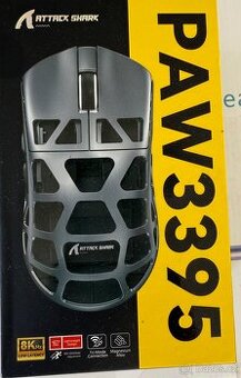 Herní myš ATTACK SHARK R3 Magnesium Alloy Gaming Mouse 8K