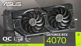 ASUS DUAL GeForce RTX 4070 12GB – TOP stav
