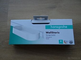 Sprchová polička Hansgrohe WallStoris matná bílá