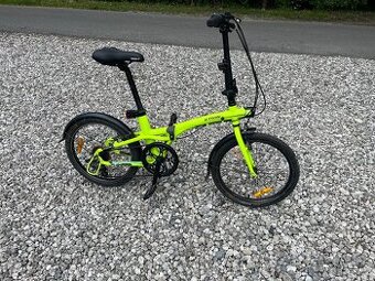 Kvalitní BTWIN Skládací kolo Tilt 500 fluorescenční žluté