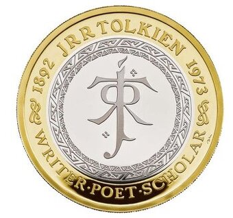 Pamětní mince JRR Tolkien
