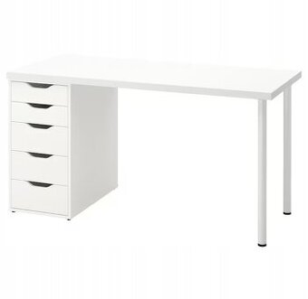 IKEA LAGKAPTEN ALEX Psací stůl bílý 140x60 cm