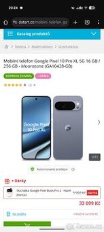 Google pixel 10 pro xl 256gb Moonstone
