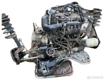 Kompletní motor peugeot 206 1.2i 44kw r.v.2000