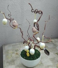 Velikonoční dekorace na stůl