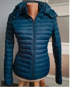 Libland dámská prošívaná zimní bunda s odepínací kapucí