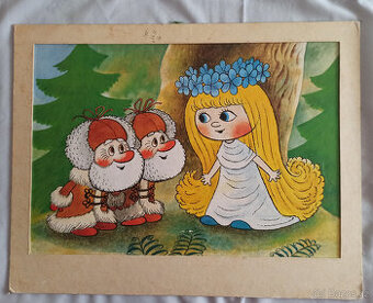 Obrázek pasparta víla Amálka 80. léta ZDARMA