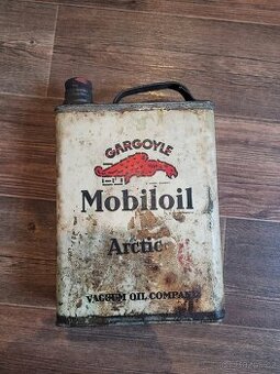 Original plechovka Mobiloil