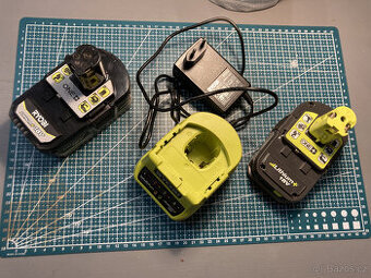 Sada akumulátorů a nabíječky RYOBI ONE+ (i jednotlivě)