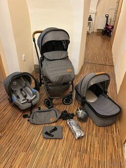 Kočár Lionelo Amber 3v1 Grey Graphite