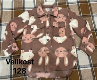 Dívčí košilový kabát