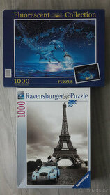 2x puzzle 1000 a 1000 dílků