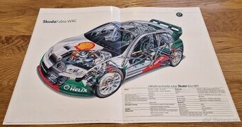 Plakát Škoda Fabia WRC