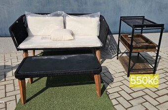 Zahradní set VISTA černý