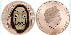 SALVATORE Dali Money 1 Oz strieborná minca 2018 - 1