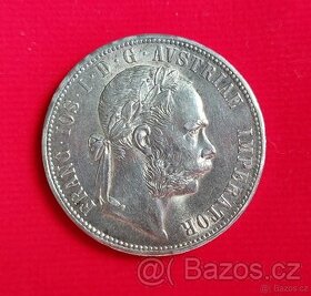 Stříbrná mince  František  Josef I