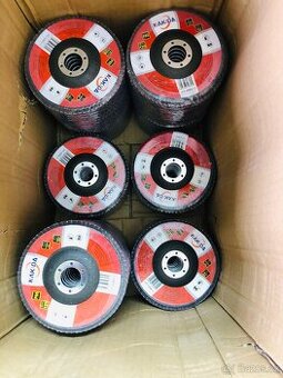 Lamelové kotouče z likvidace obchodu. 125mm 40p-60p-80p