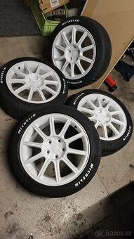Subaru STI alu 17 - 5x114,3 Enkei bílé - sada 4 kol