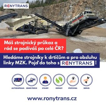 STROJNÍK STAVEBNÍCH STROJŮ / OBSLUHA DRTÍCÍ A TŘÍDÍCÍ LINKY