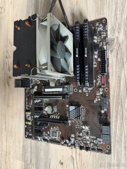 MSI Z370A-PRO + Intel Core I5 8400 + 16GB DDR4 + 128GB NVME