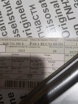 Páka ruční brzdy Fab I