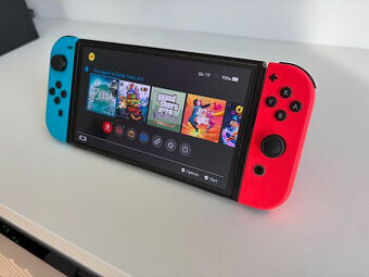 Nintendo Switch OLED (+Pro Controller, +hry, +obal)