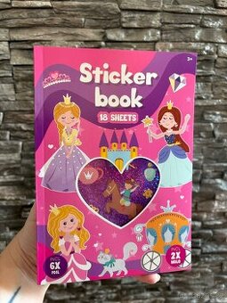 Sešit nálepek princezny - 1