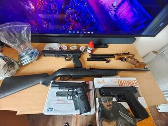 pár vzduchovek a Airsoft možná výměna