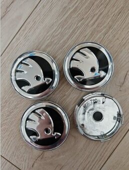 středové krytky pokličky loga Škoda 60 mm