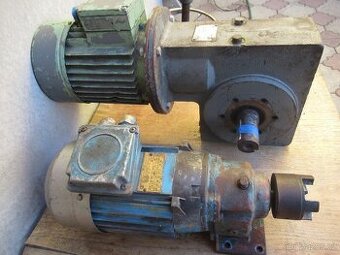 Elektropřevodovka 2ks.1,1kw-35ot.min.a 0,75kw-213ot.min.