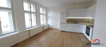 Pronájem světlého bytu po kompletní rekonstrukci, 2+KK/B, 47