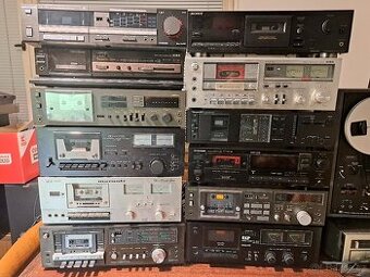 Hromada tape decků, vše funkční - DOPLNĚNO o další