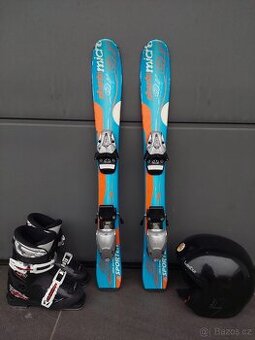 Dětské lyže SPORTEN, 80 cm + lyžáky + přilba