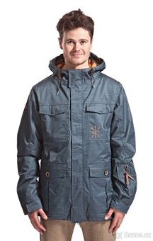 Prémiová pánská zimní bunda Meatfly - Remington parka F,stee