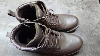 Zimní pánské kožené boty č. 46/11.5 Esmara