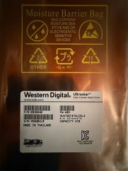 HDD 4 TB 3,5 WD Ultrastar
