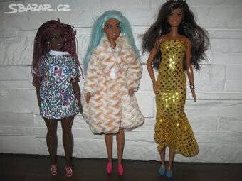 sada 3ks oblečení na Barbie a podobné panenky