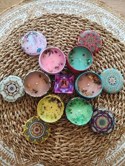 Svíčky z kokosového vosku - NOVÉ