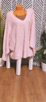 NOVÝ LUXUSNÍ SVETŘÍK S CHLOUPKEM A PERLAMA -ONE SIZE