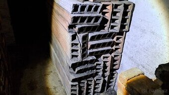 Čištění cihly duté,  nově uskladnene cihly hurdisk, půdovky